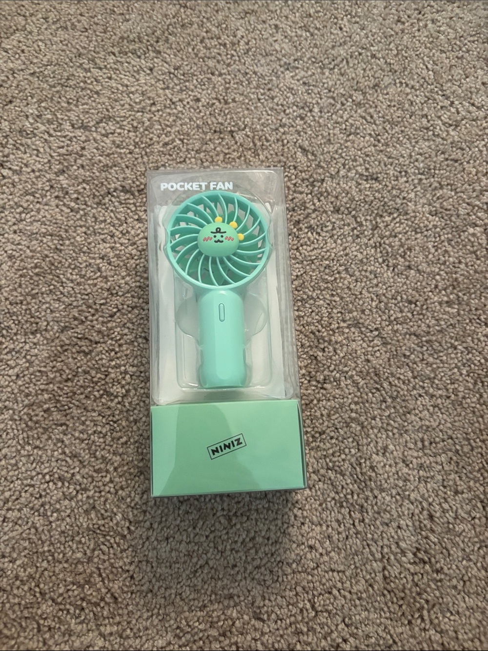 Pocket Fan - Mint Green Handheld USB Fan